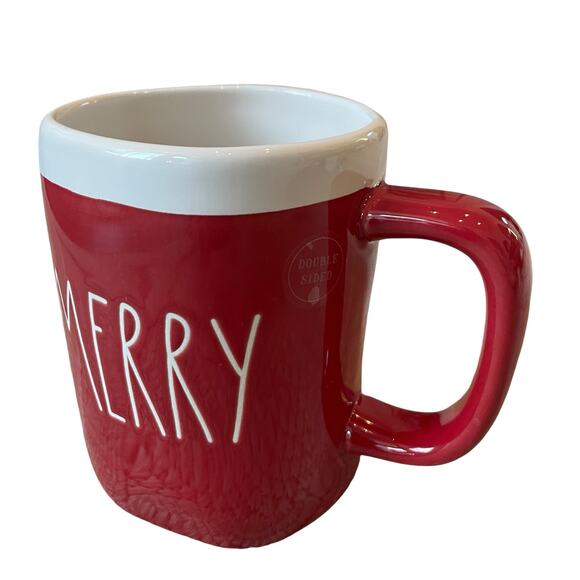 Rae Dunn MERRY Double Sided CANDY CANE Mug NEW Release New - Picture 10 of 14